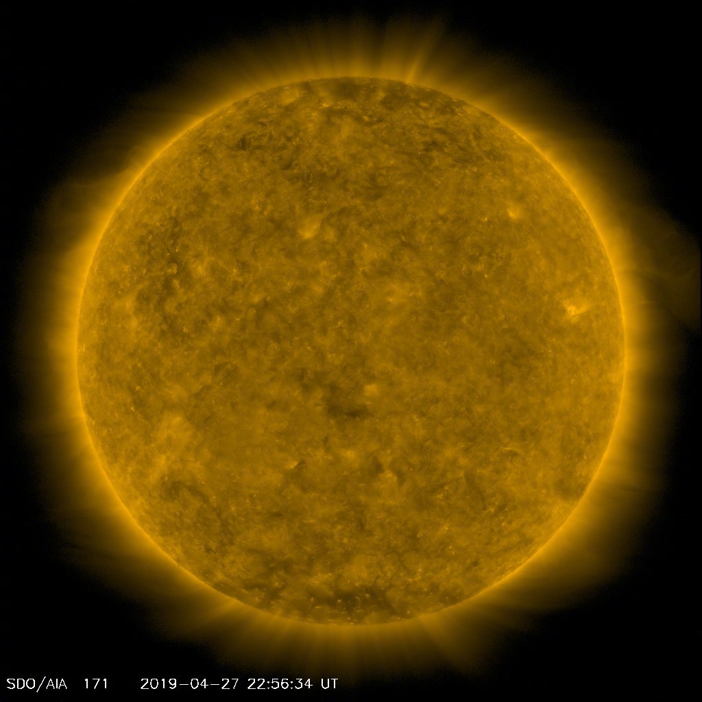 NASA爱好者：早安，今日的太阳。 网友回复闲到溢：早呀✨-图1