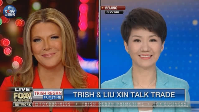 央视新闻：#CGTN主播刘欣与FOX主播约辩#【现场视频｜-图2
